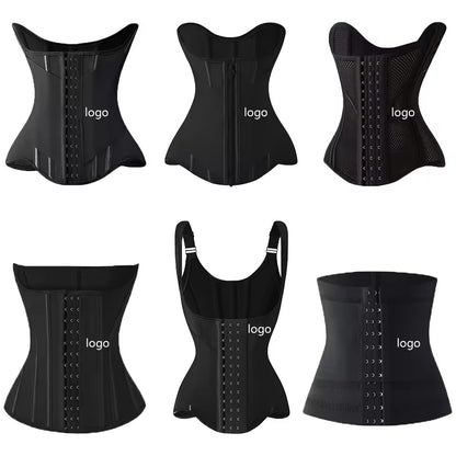 SculptFit™ Waist Trainer Vest – Adjustable Body Shaper with Zipper & Supportive Straps